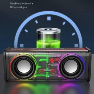 Transparent Mecha Bluetooth Speaker